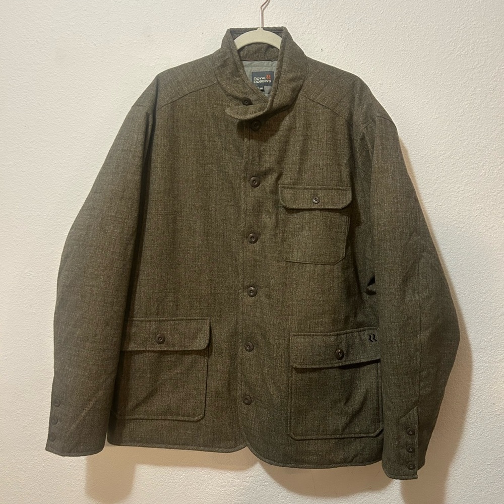 Royal Robbins Olive Winter Coat Outer Pockets Warm Coat XXL